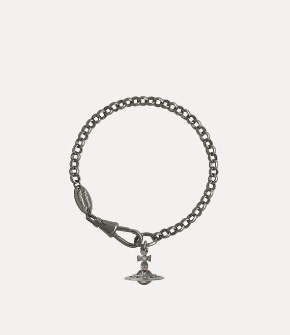 Vivienne Westwood New Petite Orb Bracelet in ruthenium